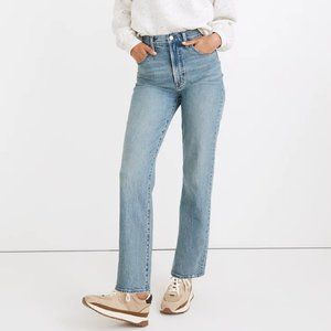 NWT MADEWELL The Perfect Vintage Straight Jean 28